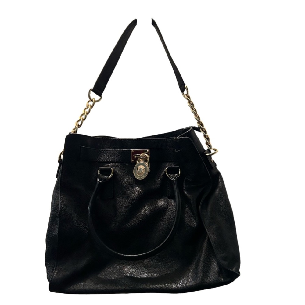 Michael Kors Hamilton , soft black leather.